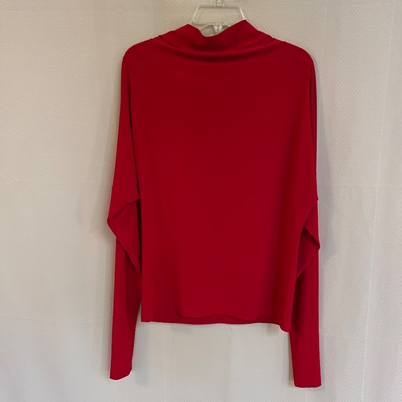 Norma Kamali All-In-One Mini Top Red Sz S - Picture 7 of 10